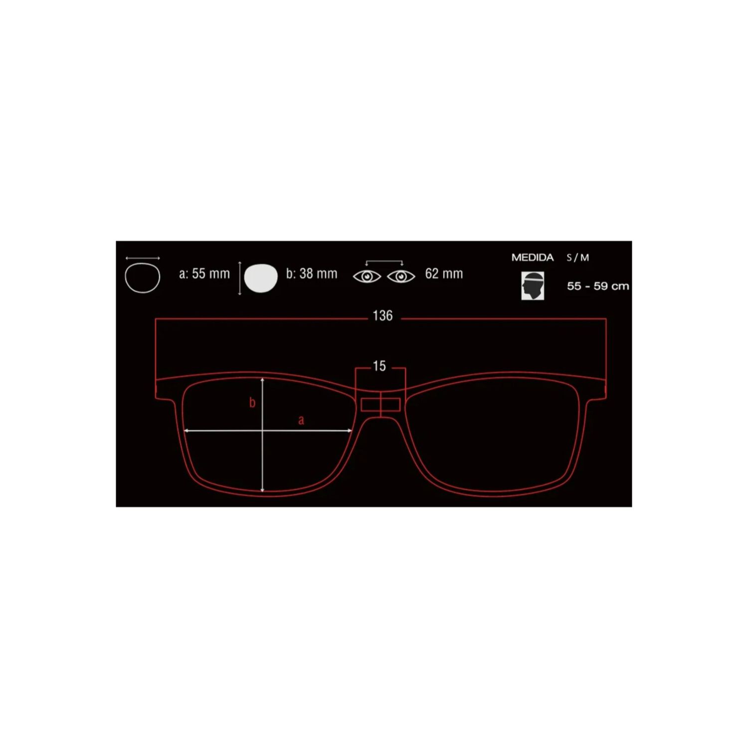Lentes &Oacute;pticos Camden Negro Con Clip Magn&eacute;tico Slastik image number 1.0