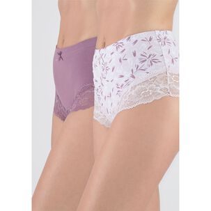 Pack 2x Pantaleta Algod&oacute;n P2145053-lil2 Kayser