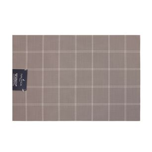 Pack 4 Individuales De Mesa Nautica Home 45x30cm Caf&eacute; A Cuadros