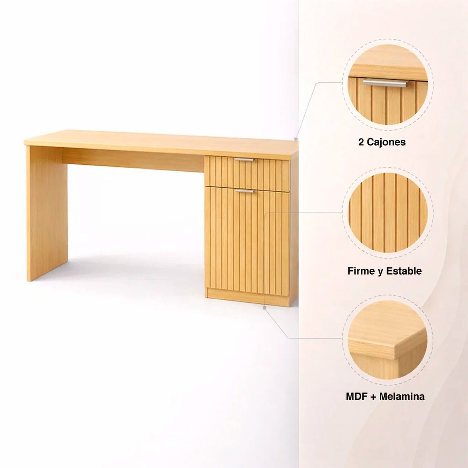Escritorio Harmony 120cm Madera image number 4.0