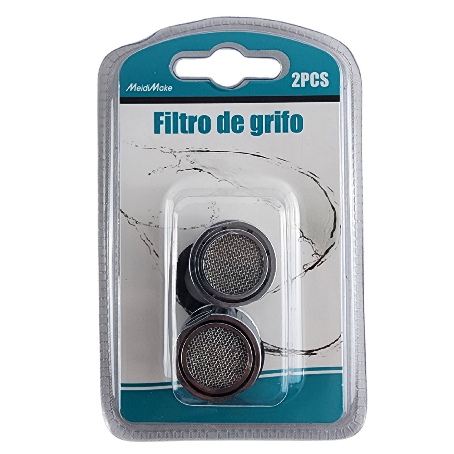 Set Filtro De Grifo 2 Piezas Gris Accesorio Ba&ntilde;o image number 4.0