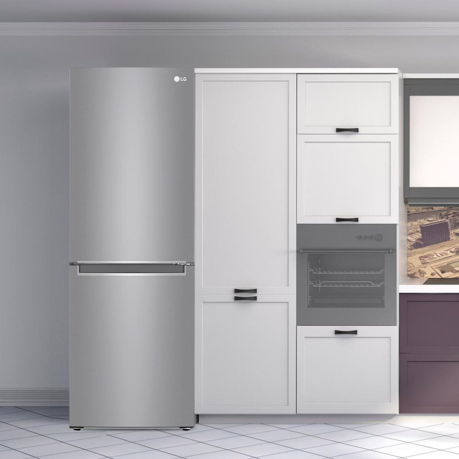 Refrigerador Bottom Freezer LG LB33MPP / No Frost / 306 Litros / C image number 9.0