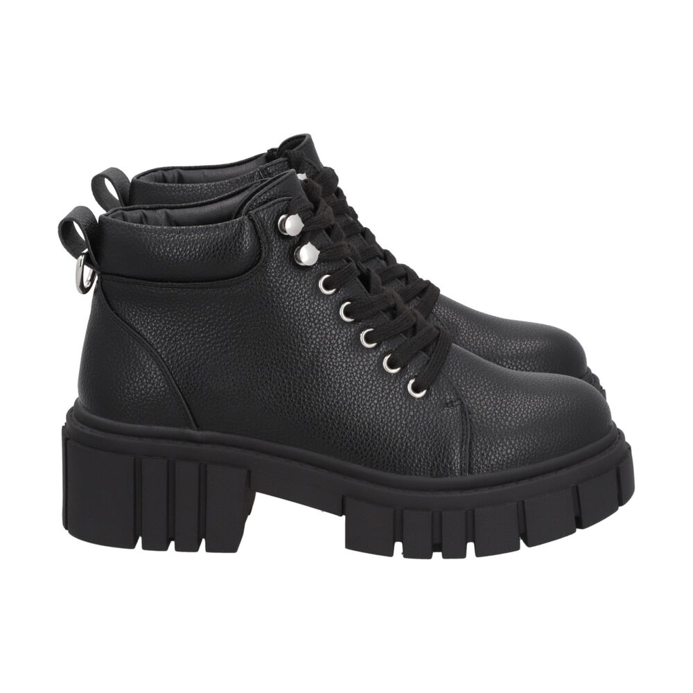 Botin Mujer Negro Plataforma Rebel Police image number 2.0