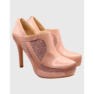 Botin Taco Aguja Rosado