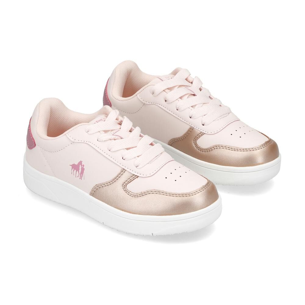 Zapatilla Infantil Niña The King's Polo Club Pink image number 1.0
