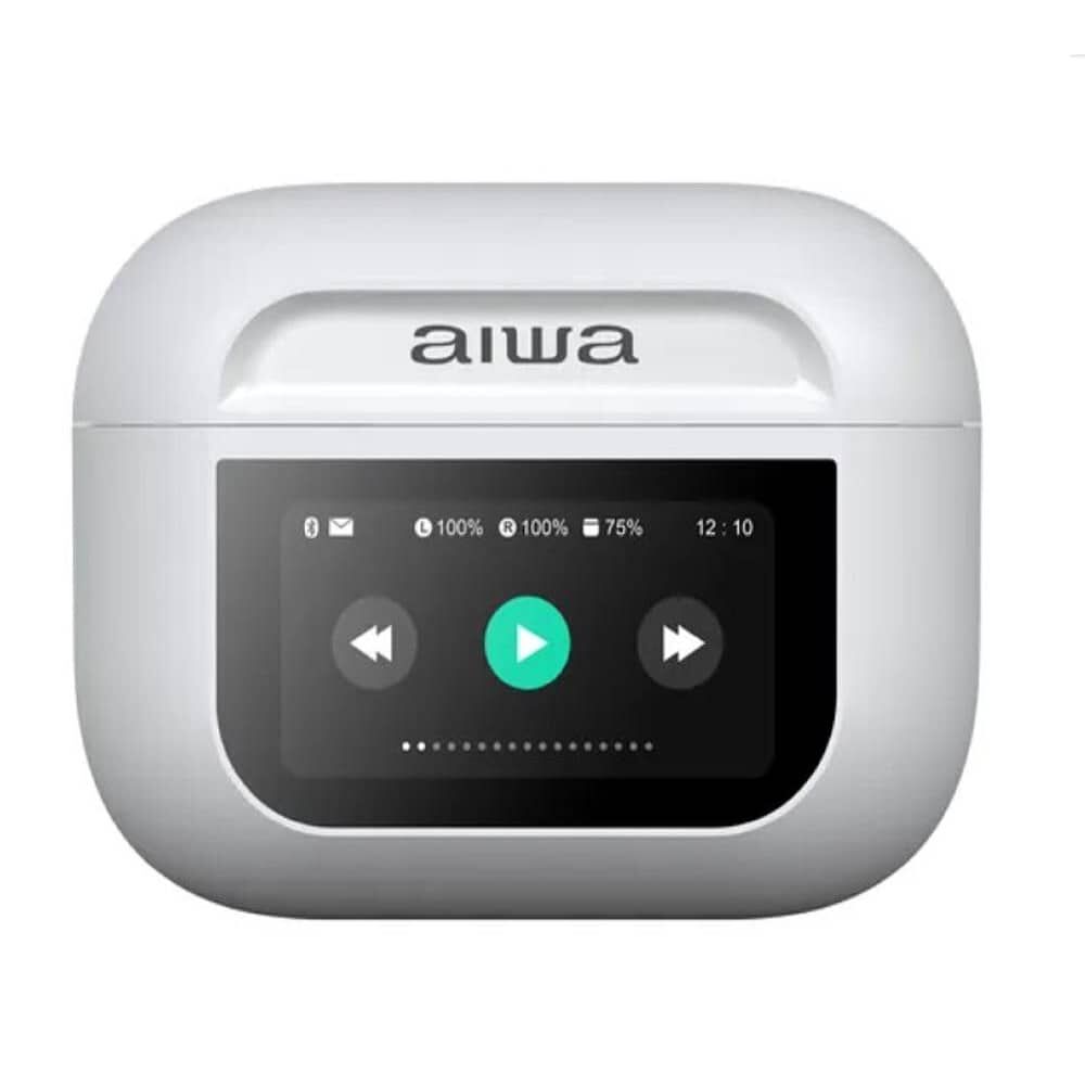 Aud&iacute;fonos Bluetooth Aiwa In Ear Dise&ntilde;o Con Pantalla T&aacute;ctil image number 1.0