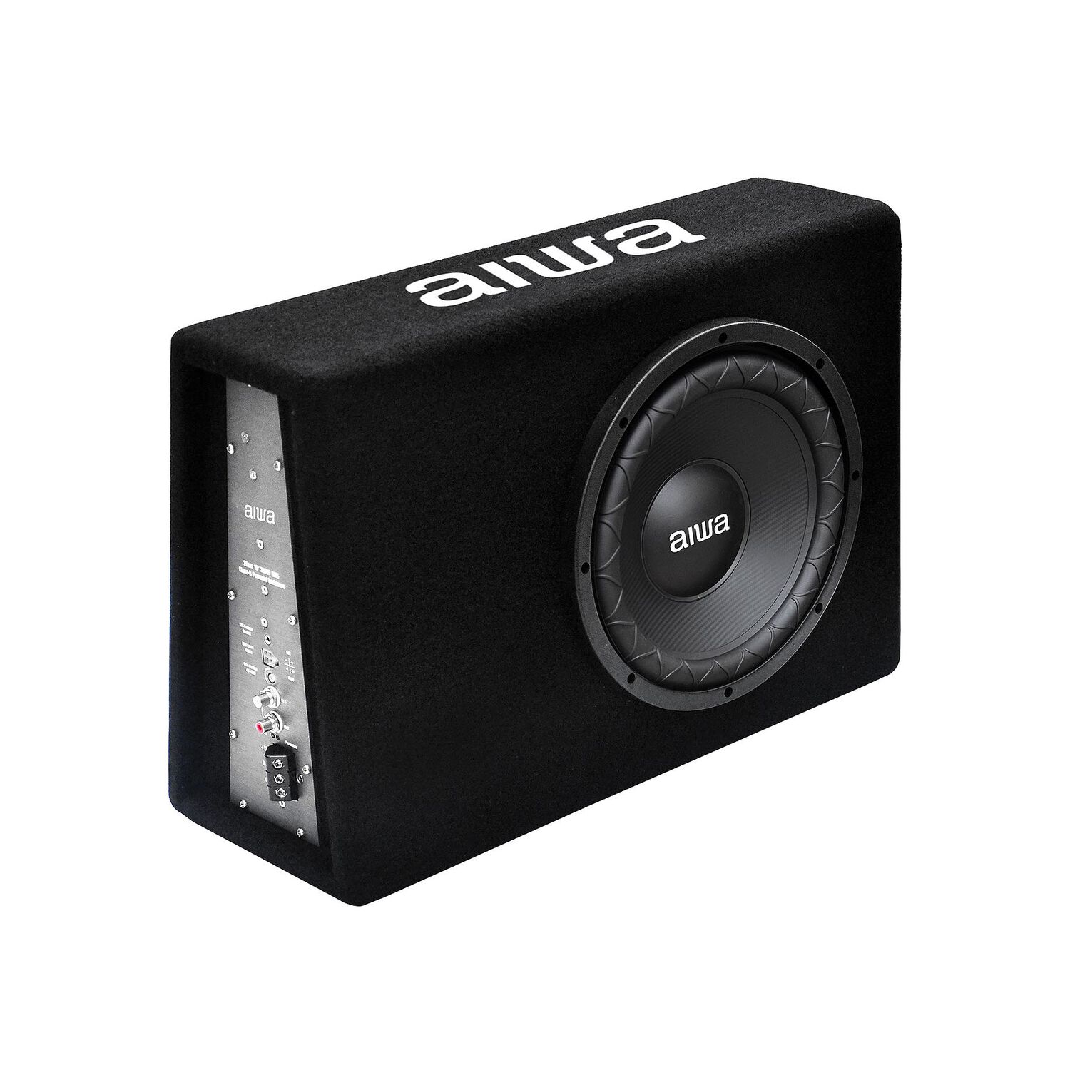 Subwoofer Auto 120w Aiwa Amplificado 10'' Slim Aw-101bx Negro image number 0.0