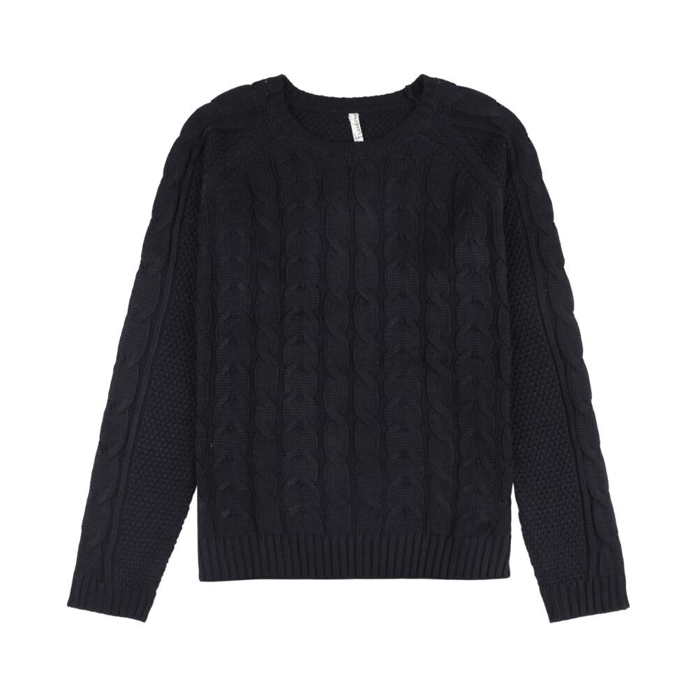 Sweater Trenzado Manga Larga Cuello Redondo Mujer Freedom image number 0.0