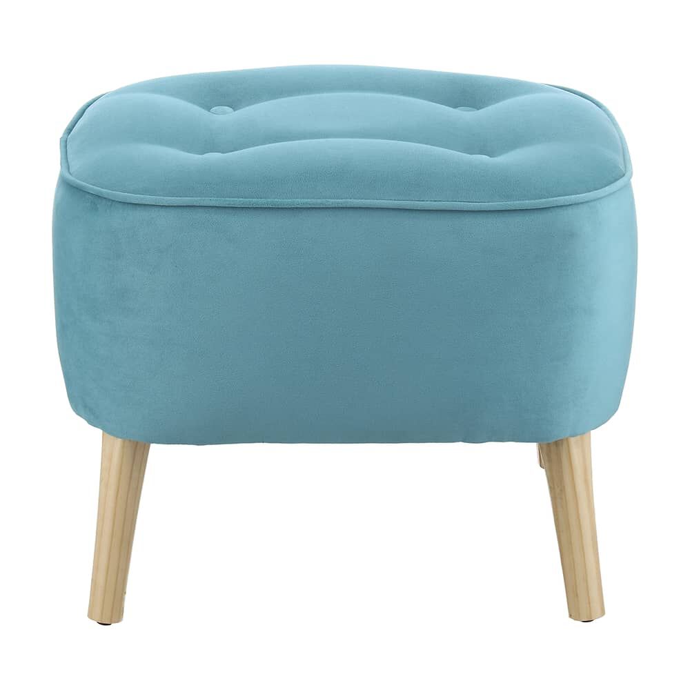 Pouf M&aacute;xima Calipso Felpa 55x45x45 Cm M&aacute;xima Design image number 0.0