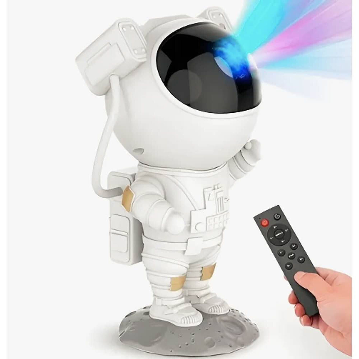 Lampara Proyector Luz Led Rgb Astronauta De Galaxia image number 0.0