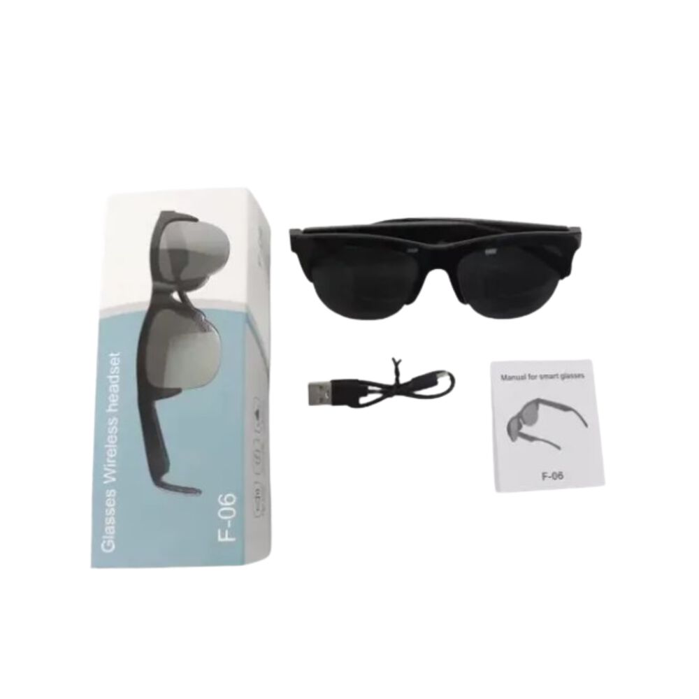 Gafas Lentes Inalámbricas Inteligentes De Sol F06 Bluetooth image number 6.0