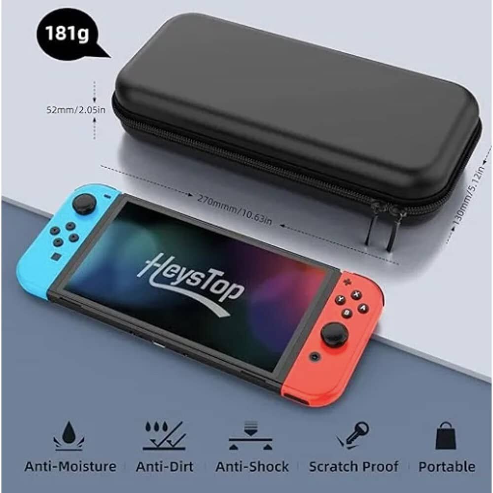 Estuche Protector Para Nintendo Switch Oled Kit 17 En1 Funda image number 2.0