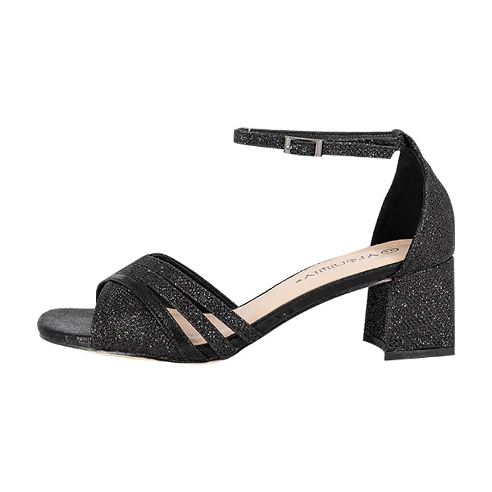 Sandalia De Vestir Khan Negro Alquimia image number 1.0