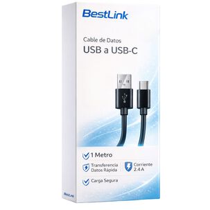 Cable De Datos Usb A Usb-c 1mt Para Android Auto Y Carplay