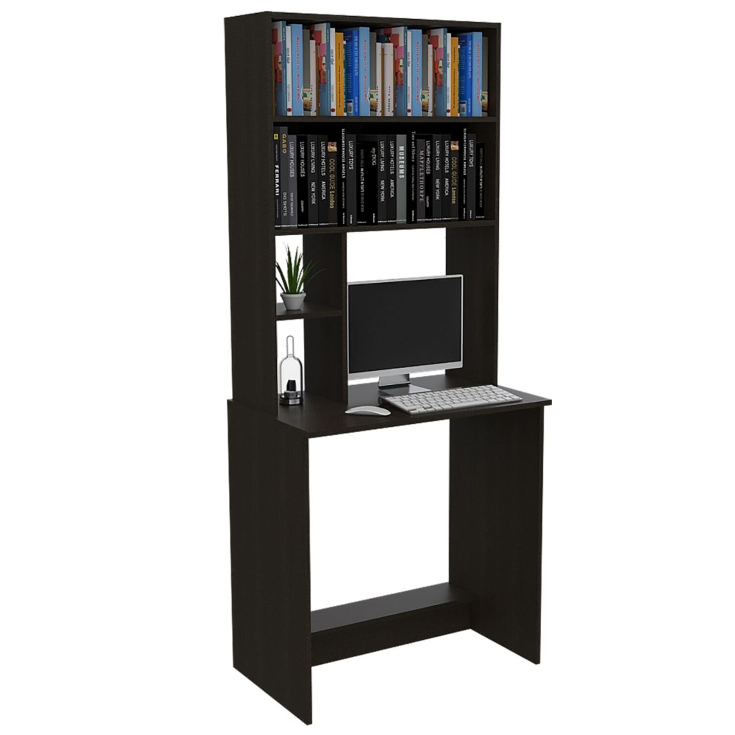 Escritorio Biblioteca 180,7x75,2x48,6 Cm Fm-016n Negro image number 1.0
