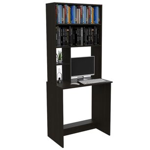 Escritorio Biblioteca 180,7x75,2x48,6 Cm Fm-016n Negro