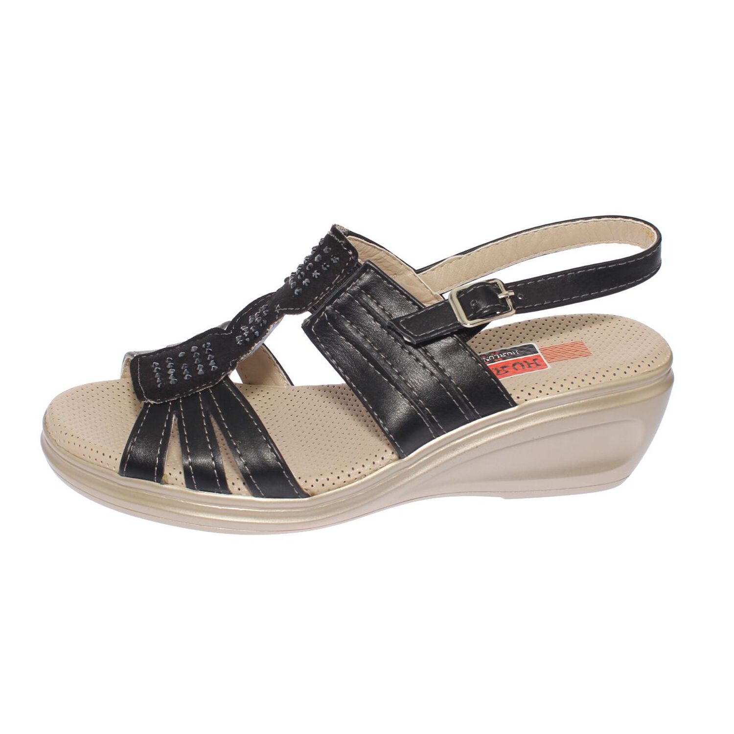 Sandalia Confort Negro Hualun Art: 51302black image number 1.0