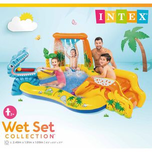 Centro De Actividad Dinosaurio Intex / 249x191x109cm / 310 Lts