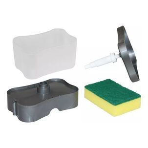 Dispensador De Lavalozas Manual Con Esponja Con Recipiente