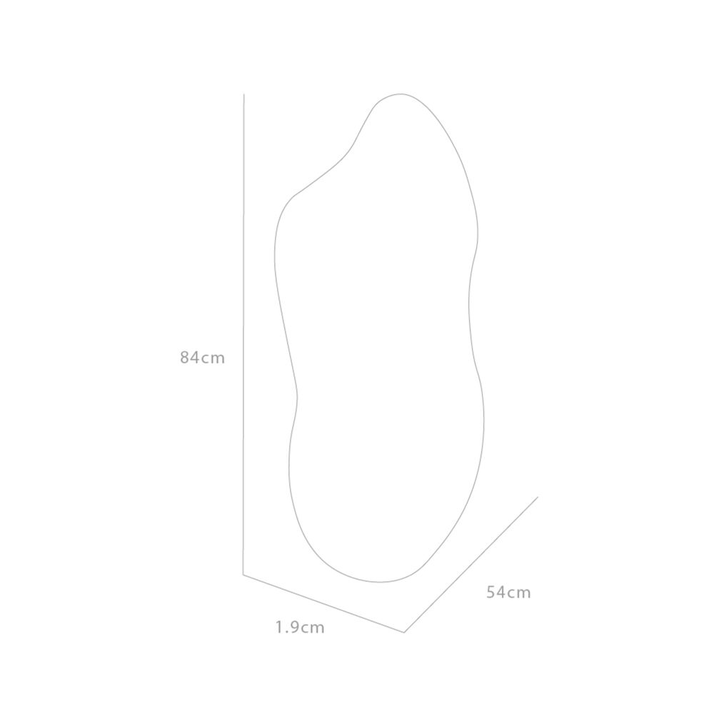 Espejo 84x54x1,9 Cm Forma Irregular image number 8.0