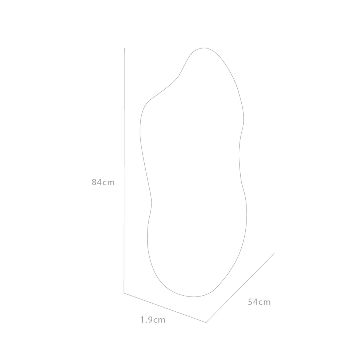 Espejo 84x54x1,9 Cm Forma Irregular image number 8.0