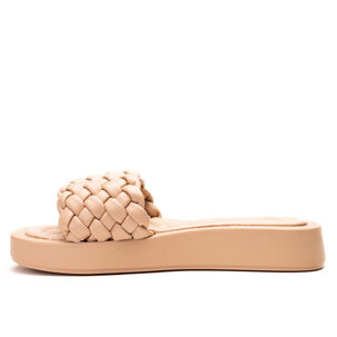 Sandalia Mujer Beige Luna Chancleta