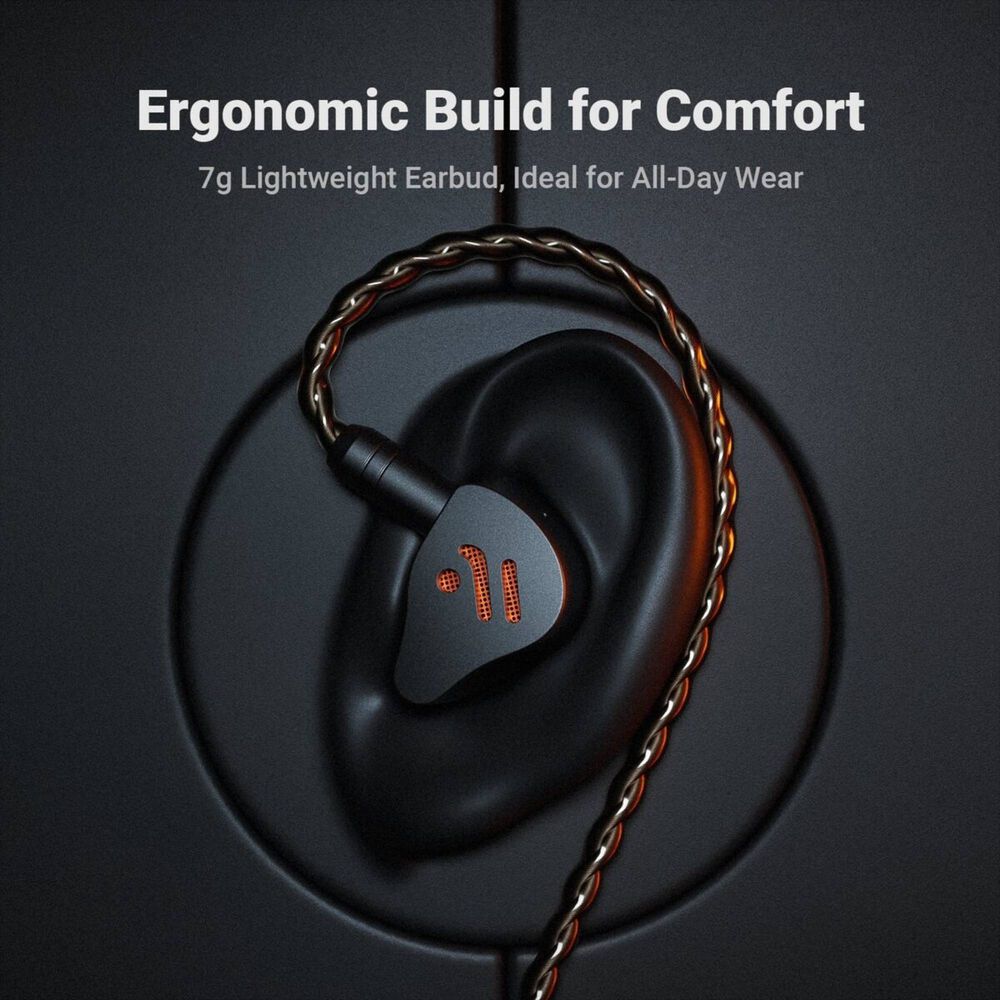 Aud&iacute;fonos In-ear Fosi Audio Im4 Obsidian Monitores Open Back image number 3.0