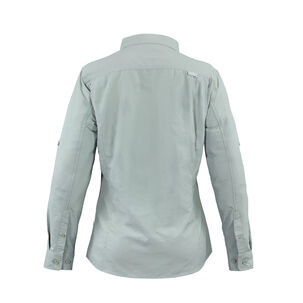 Blusa Manga Larga Outdoor Cuello Camisero Mujer Verde W2100