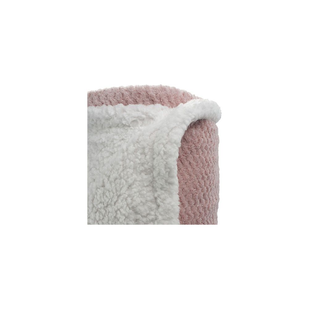 Frazada Andes Chiporro Panal Rosado 2 Plaza image number 4.0