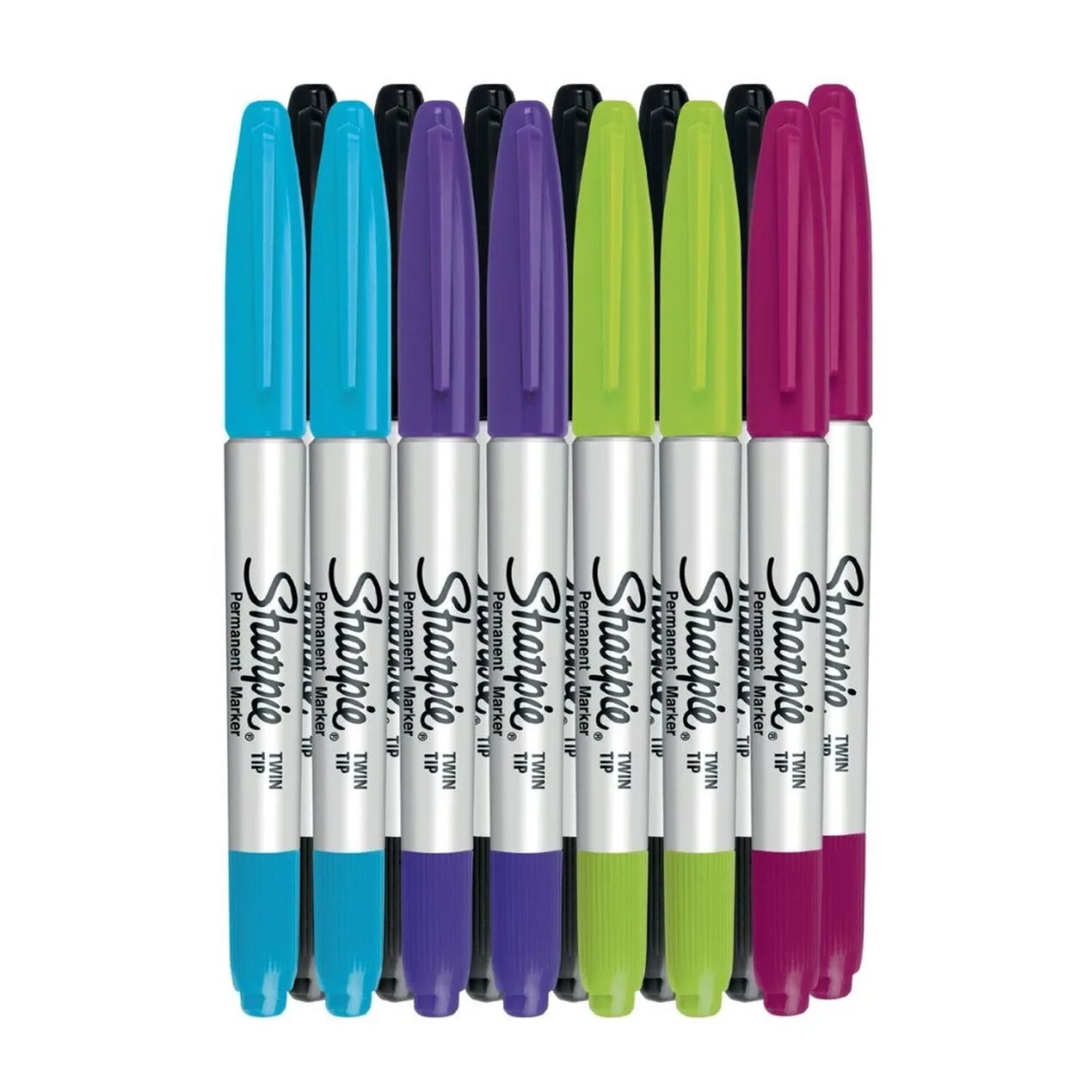 Sharpie Marcador Doble Punta Fina-ultrafina Surtido Set 12+2 image number 3.0