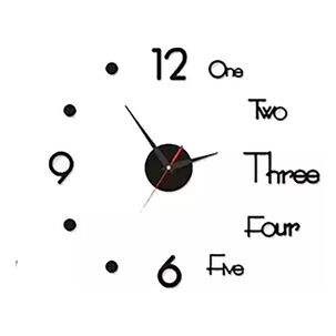 Reloj De Pared 3d Decorativo Iluminado Para Casa Oficina