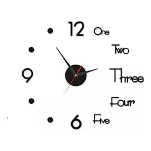 Reloj De Pared 3d Decorativo Iluminado Para Casa Oficina