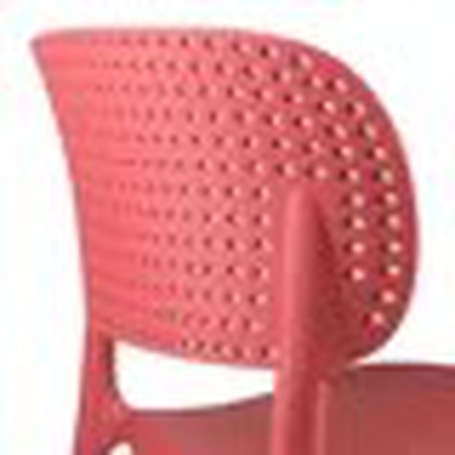 Pack 4 Silla Escritorio Apilable Rojas image number 3.0