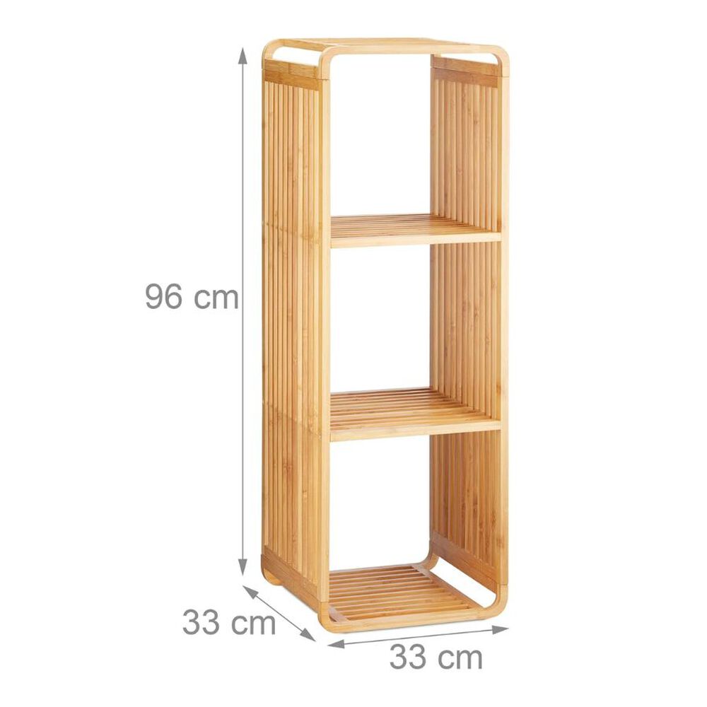 Estante Organizador De Almacenamiento 3 Estantes Bamb&uacute; image number 1.0