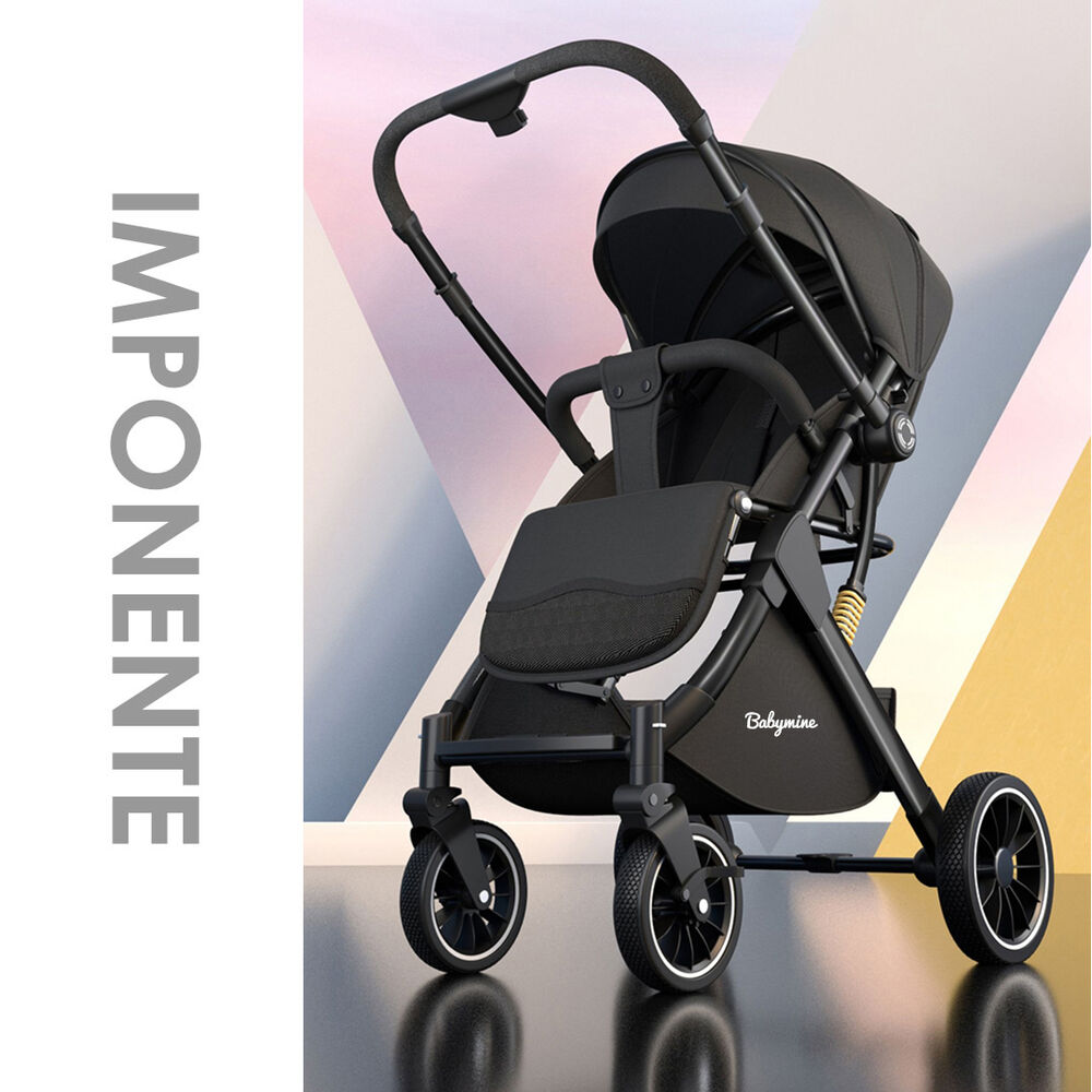 Coche De Beb&eacute; Maleta Reversible Walky Negro image number 4.0