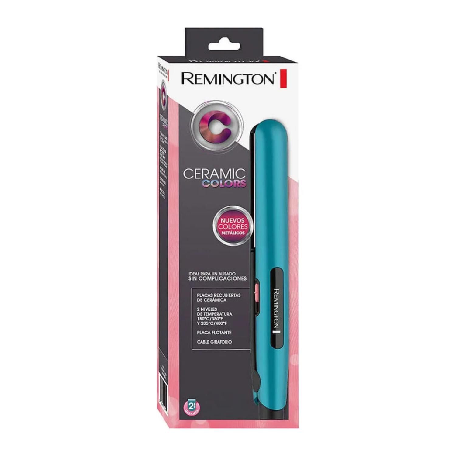 Alisador Plancha De Pelo 30w 205c Azul S1520 Remington image number 3.0