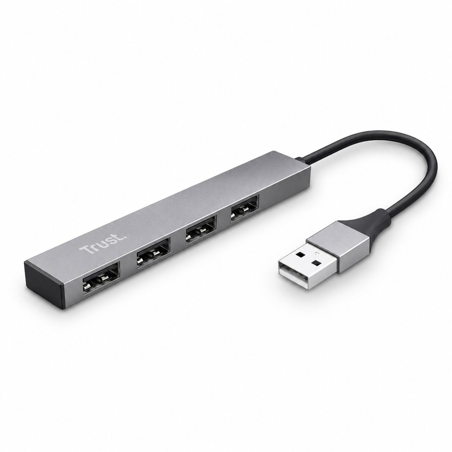Hub Usb Trust Halyx 4 Puertos Usb 2.0 Flat Aluminium High Speed image number 9.0