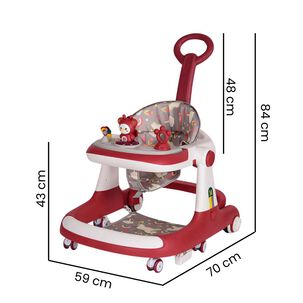 Andadera Caminadora De Bebé Multifuncional Anticaida Unisex