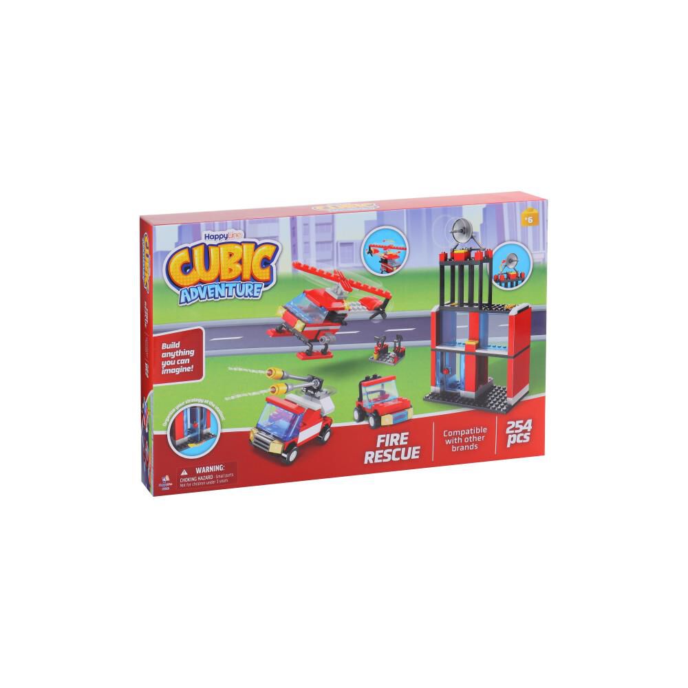 Bloques 254 Pzas - Bombero Happy Line image number 1.0