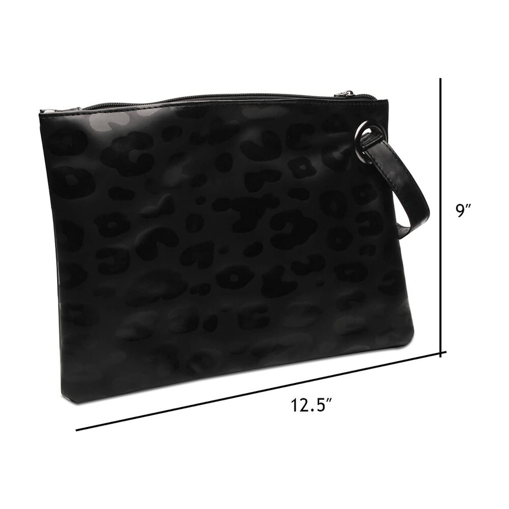 Clutch Cartera De Mano Pu Leopard Gloriahoon image number 3.0