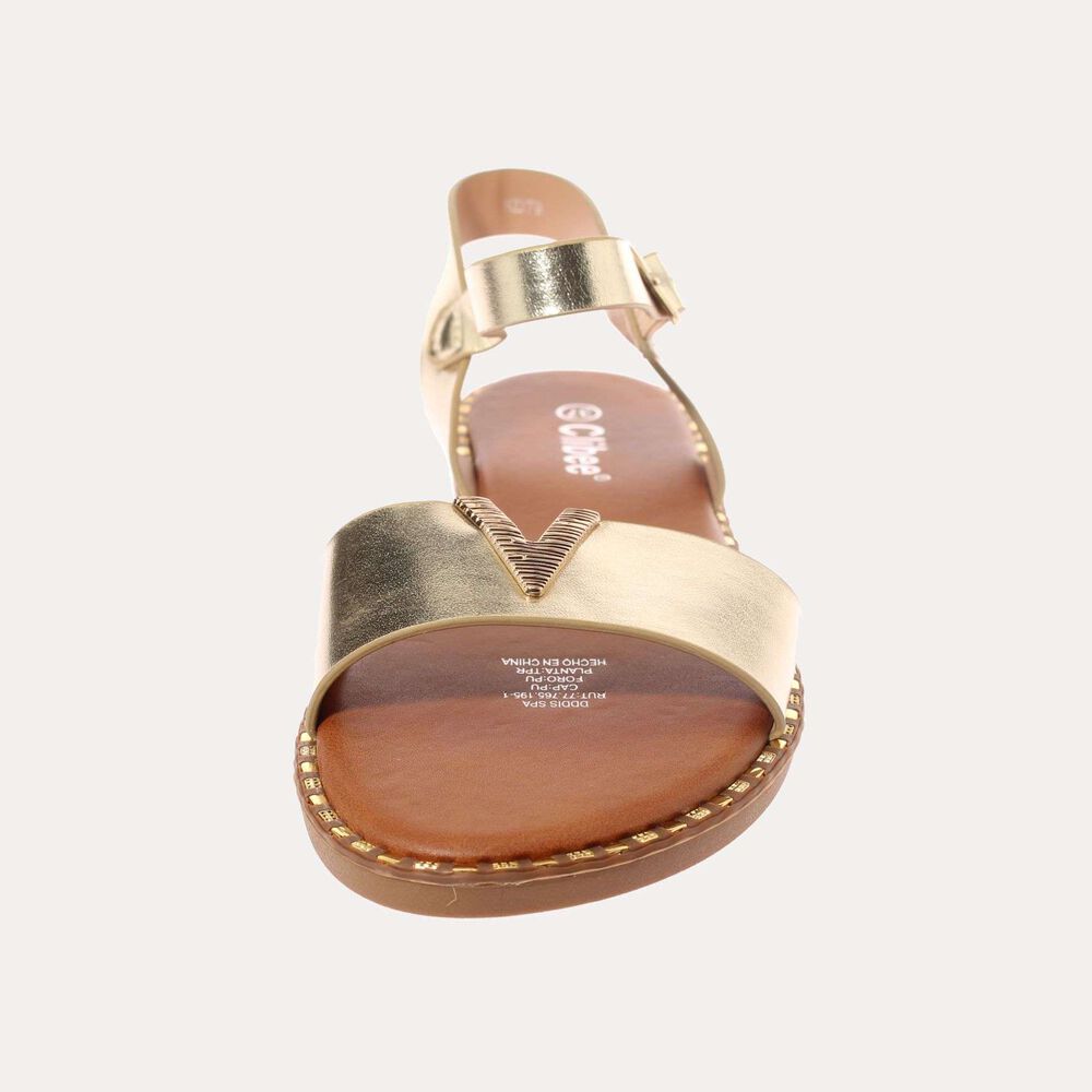Sandalia Dorado Vía Franca Art. 5kd79gold image number 2.0