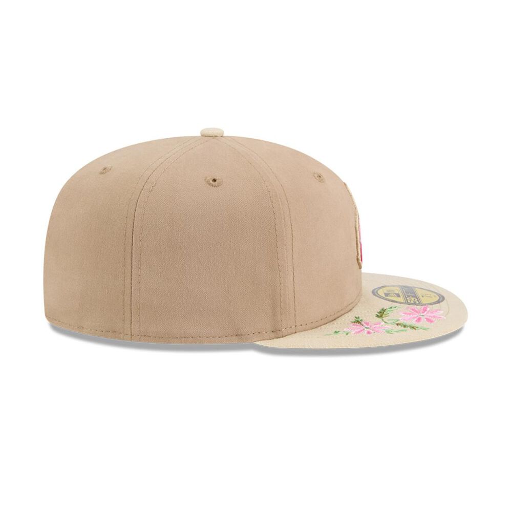 Gorra 59fifty Seattle Mariners Mlb Hand Stitched Beige image number 4.0
