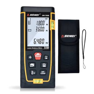 Medidor De Distancia Laser Digital 50 Metros