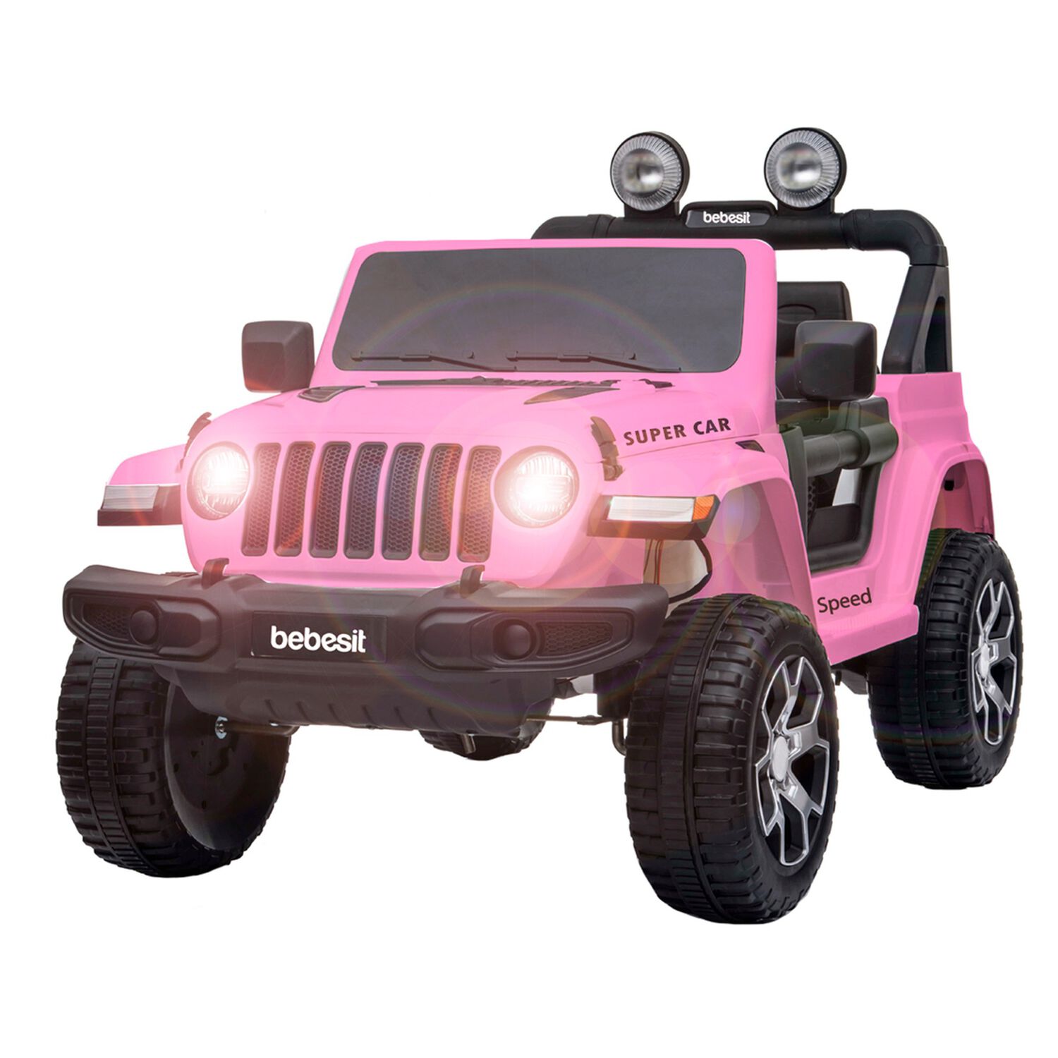 Camioneta El&eacute;ctrica Renegade Rosa Bebesit image number 3.0