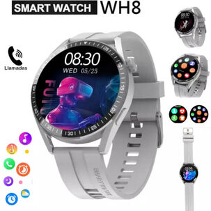 Reloj Wh8 Inteligente Smartwatch Gris / Realiza Y Recibe Llamadas