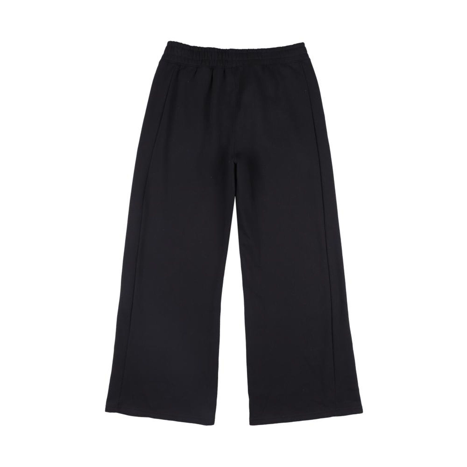 Pantal&oacute;n De Buzo Deportivo Liso Tiro Medio Wide Leg Mujer Wetland image number 1.0