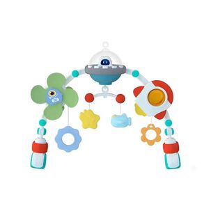 Arco Movil Estimulacion Bebe Coche Cuna Tematica Espacial Nave