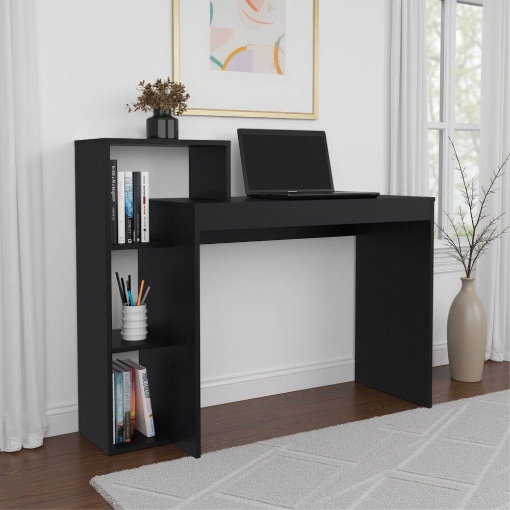 Escritorio 90x110x40 Cm Biblioteca 3 Repisas image number 4.0