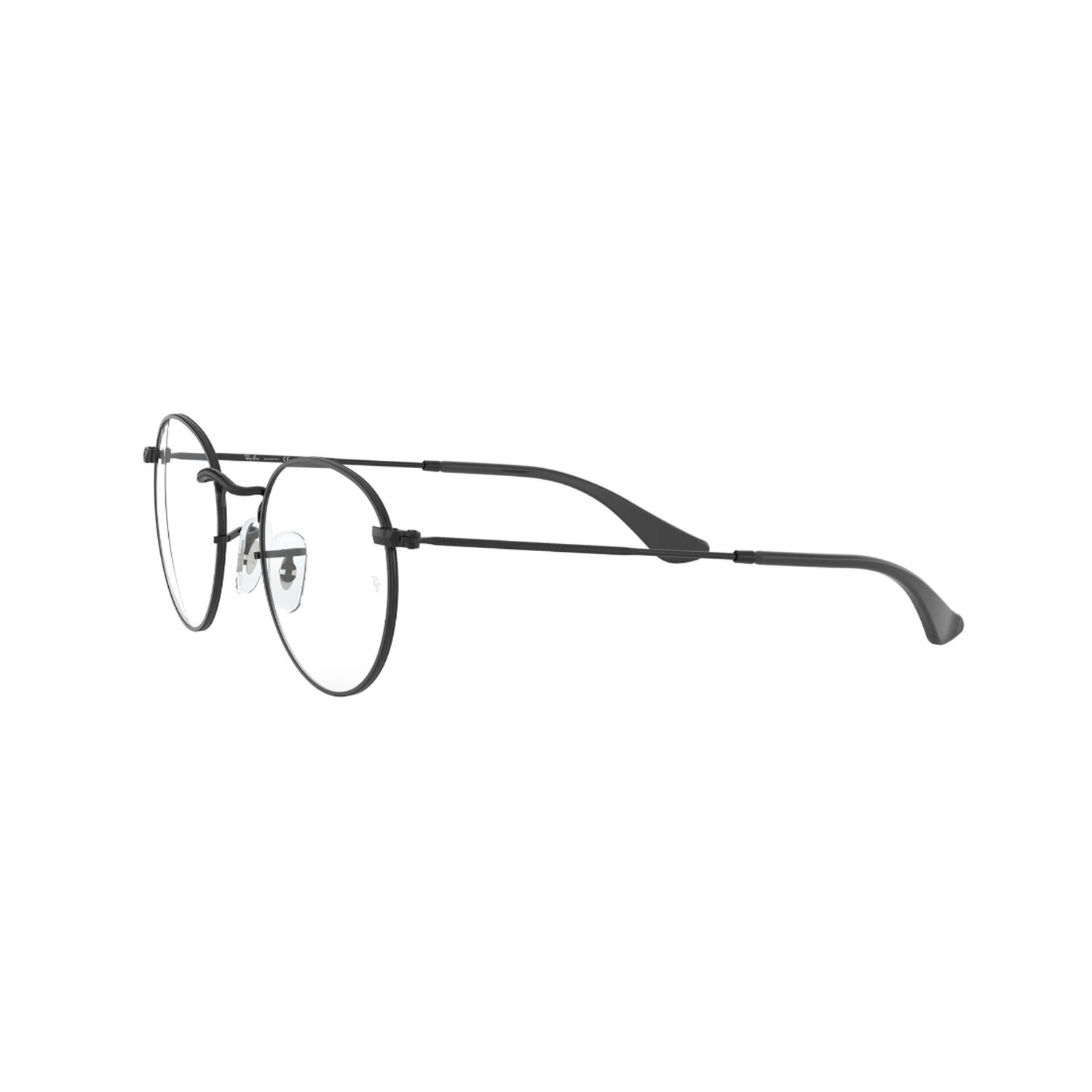 Lentes &Oacute;pticos Round Metal Matte Black Ray-ban Optical image number 2.0