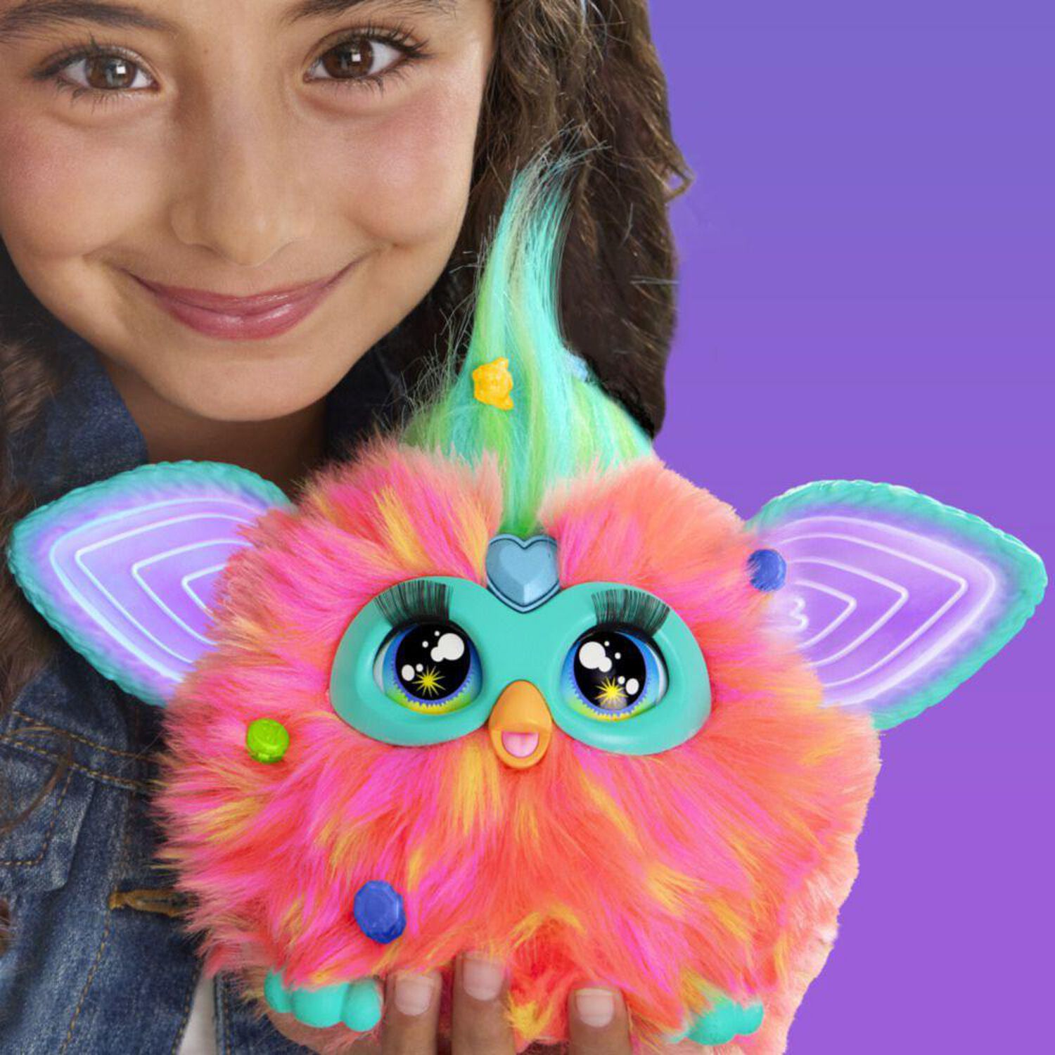 Peluche Interactivo Hey Furby F6744 Coral image number 3.0